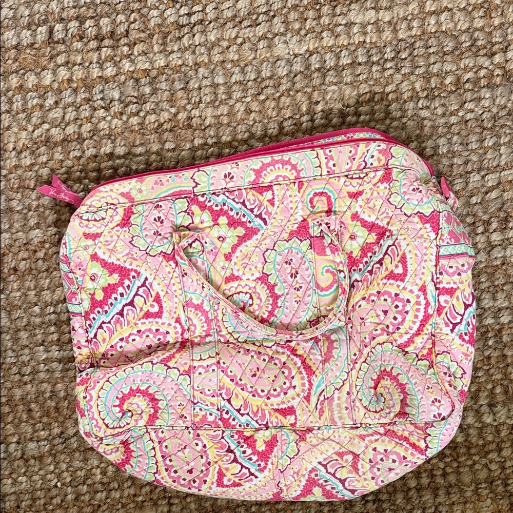 Vera Bradley Pink Paisley Travel Bag